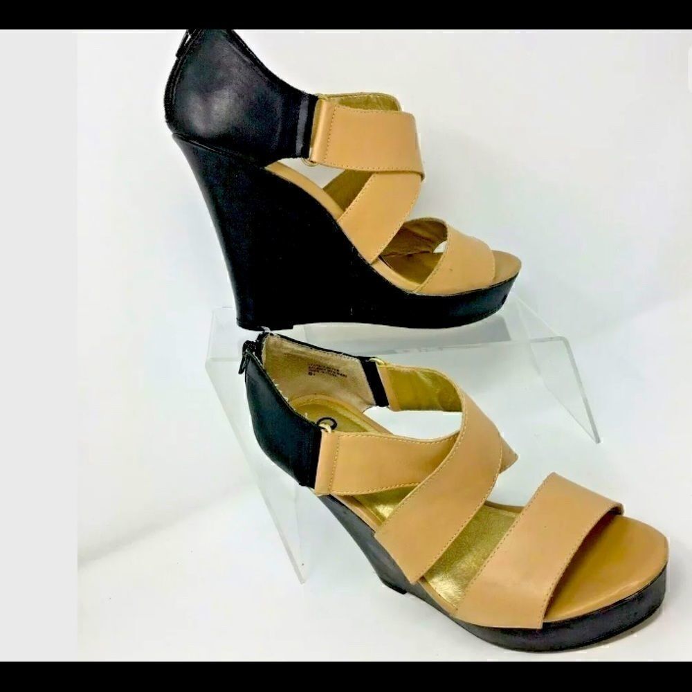 🛍️Seychelles leather wedge heels platform Fashion sandals 🎉Size:10💥
